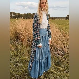 Free People Dreamweaver Maxi Skirt